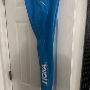 Hoka Blue Performance Leggings